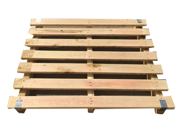 Solid wood fumigation pallet